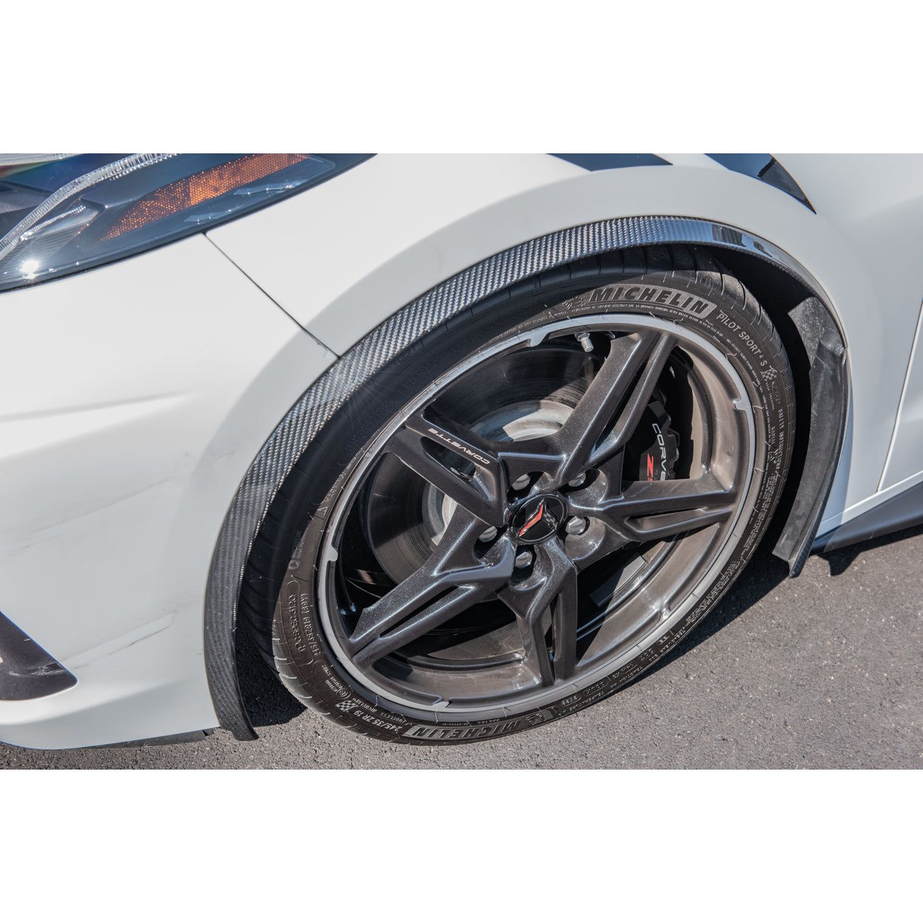 2020-2024 Chevrolet Corvette C8 Carbon Fiber Fender Flares- Front and Rear