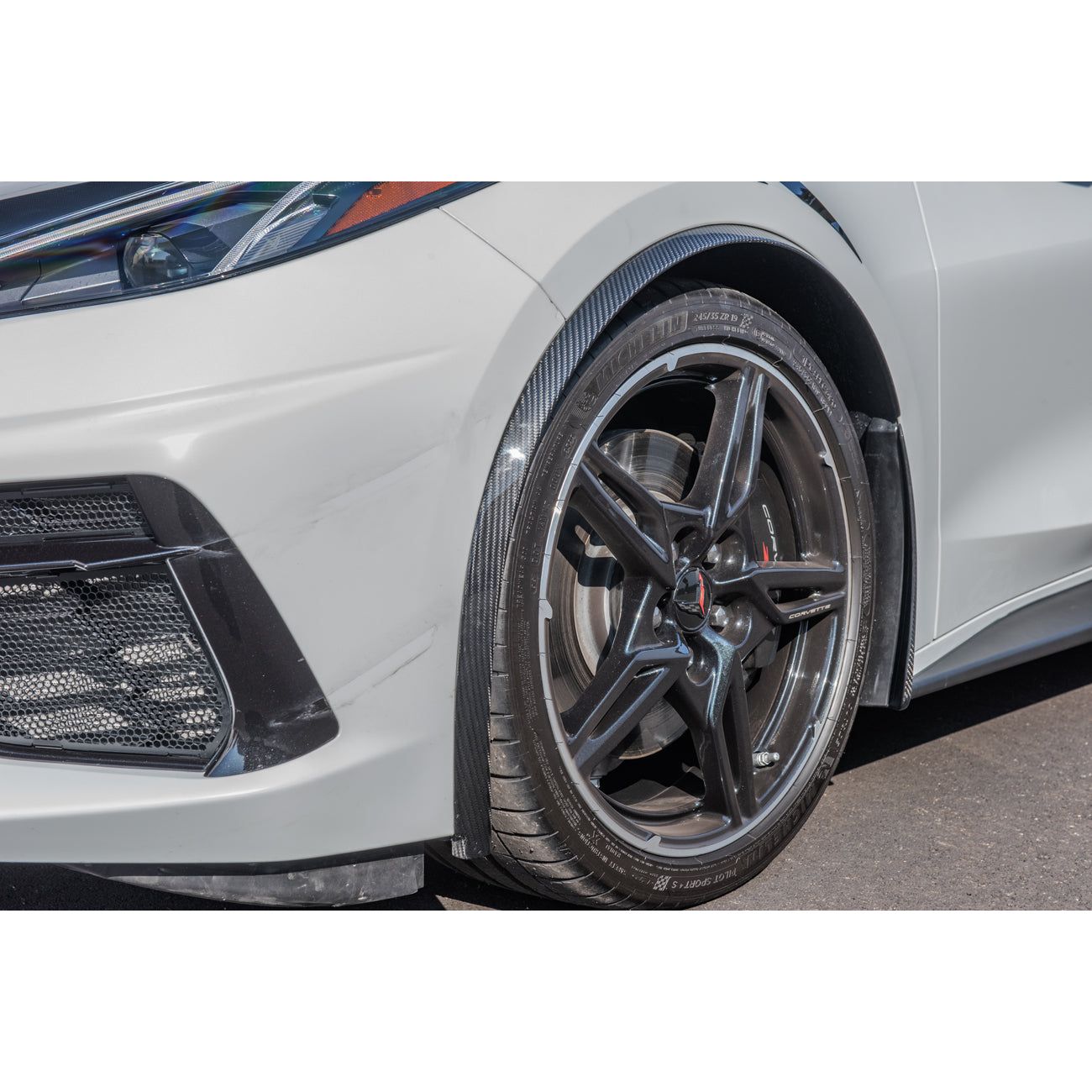 2020-2024 Chevrolet Corvette C8 Carbon Fiber Fender Flares- Front and Rear