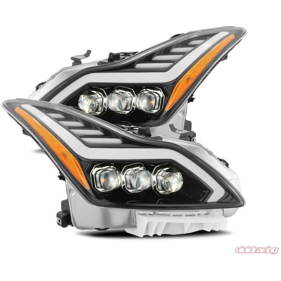 2008-2015  Infiniti G37 Coupe | Q60 Alpharex NOVA-Series LED Projector Headlights | Black