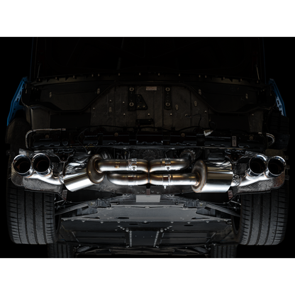 2020+ Chevrolet Corvette (C8)  | AWE Exhaust Systems | Touring Edition Exhaust | Diamond Black Tips - 3015-43159