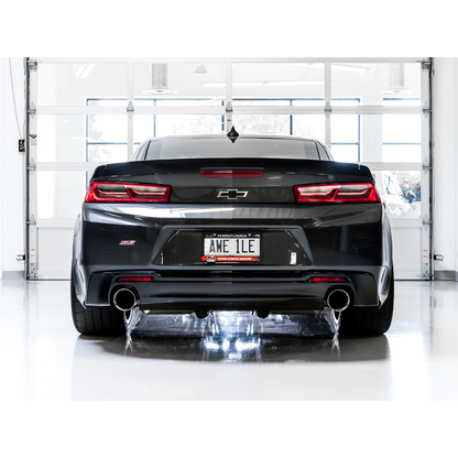 2016-2018 Chevrolet Camaro SS | AWE Tuning 16-18 Axle-back Exhaust - Touring Edition (Chrome Silver Tips)