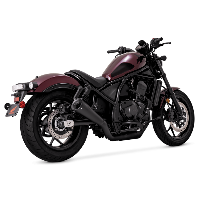 Vance & Hines 2021-2022- Honda Rebel 1100 S/O Black Slip-On Exhaust