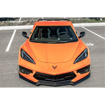 2020-2024 Chevrolet C8 Corvette - 5VM Front Splitter (2-Piece Version) and side Skirts