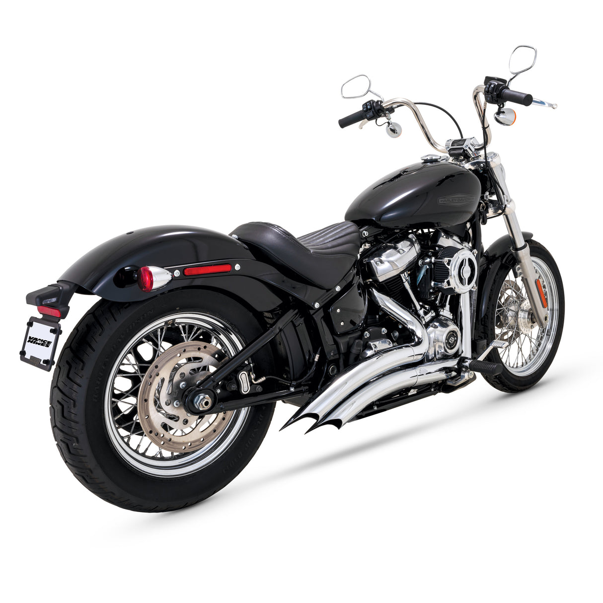 Vance & Hines 2007-2009- Harley Davidson Dresser Big Radius 2-2 Chrome Full System Exhaust