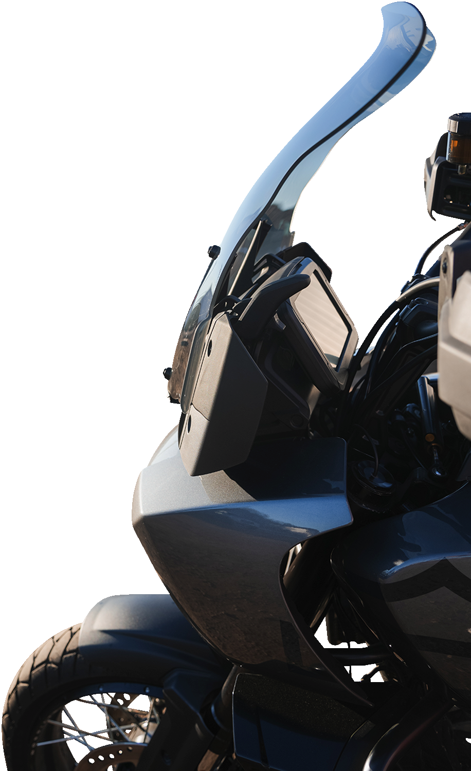 Klock Werks - 2021-2023 Harley Davidson- 15.5" Pan America Tint  Flare* Windshield