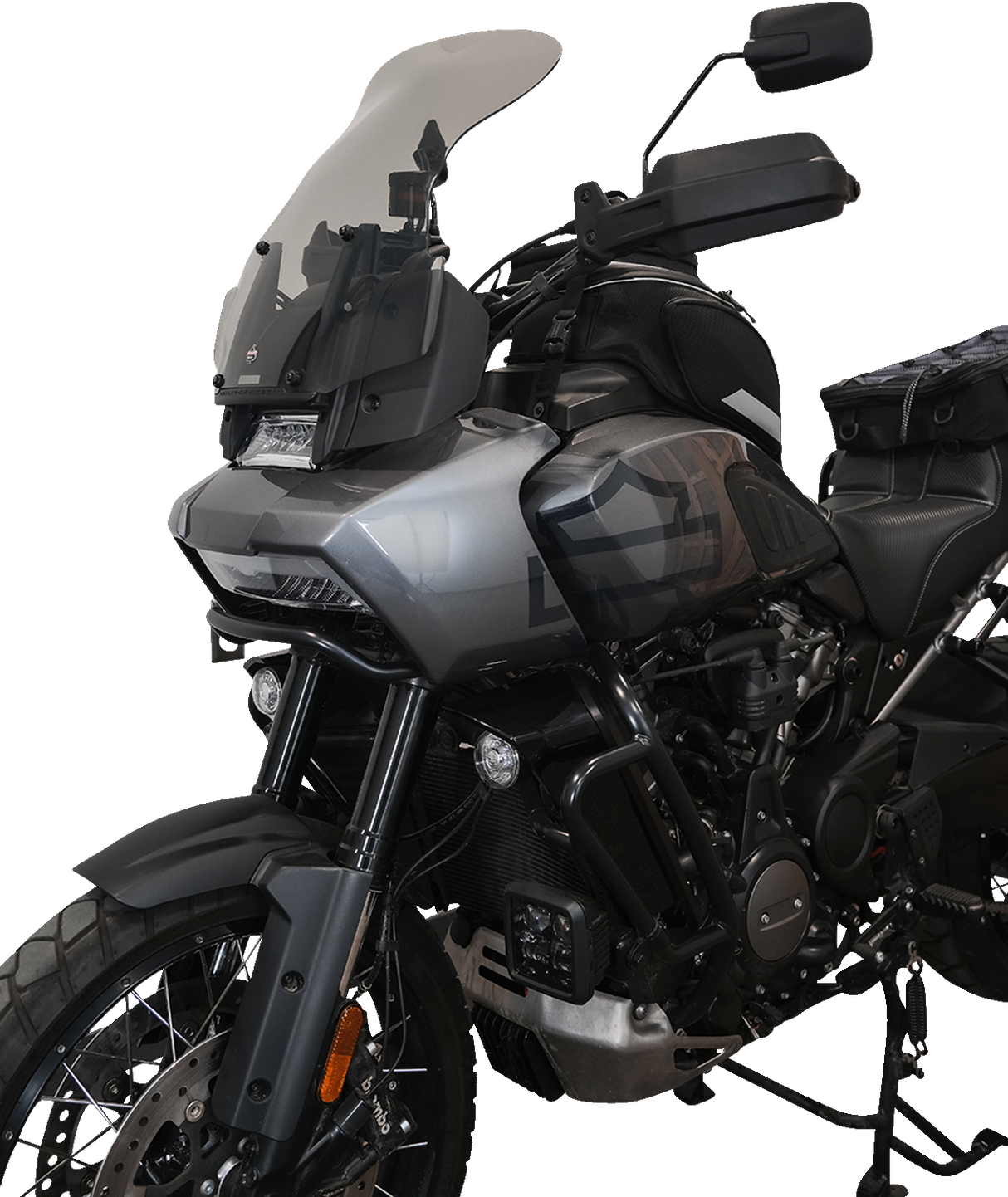 Klock Werks - 2021-2023 Harley Davidson- 15.5" Pan America Tint  Flare* Windshield