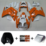 2001-2006 Yamaha FJR 1300 Orange&White Fairing Kit