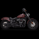 Vance & Hines 2018-2022 Harley Davidson Softail Eliminator 300 PCX Slip-Ons Black Exhaust