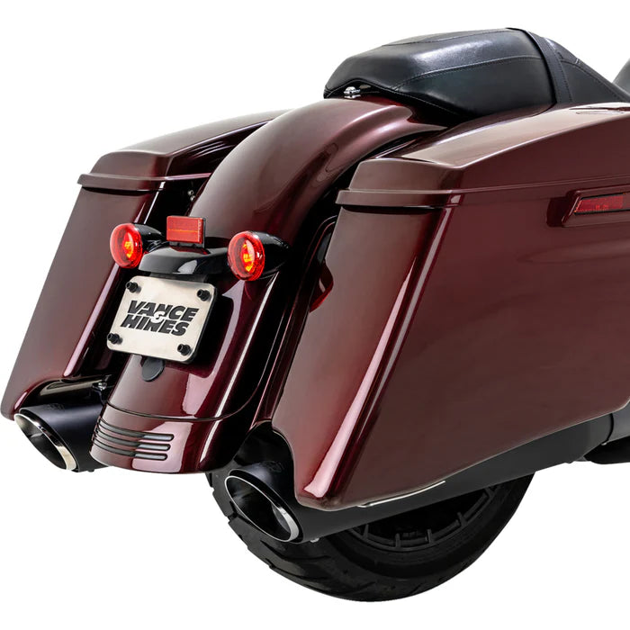 Vance & Hines 2017- 2024- Harley Davidson Touring/CVO Touring/Trike Twin Slash Round Slip-ons