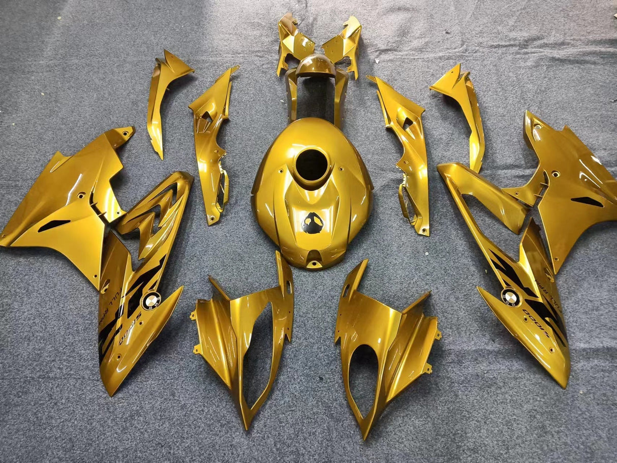 2017-2018 BMW S1000RR All Golden Fairing Kit