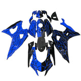 2021-2024 Yamaha YZF-R7 Glossy Black Blue Fairing Kit