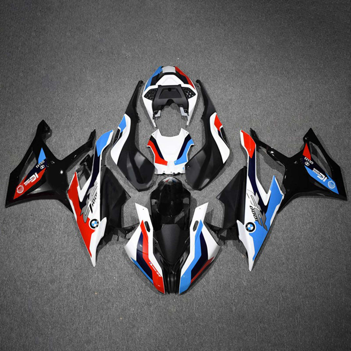 2019-2022 BMW S1000RR/M1000RR Black Red Blue White Racing Fairing Kit