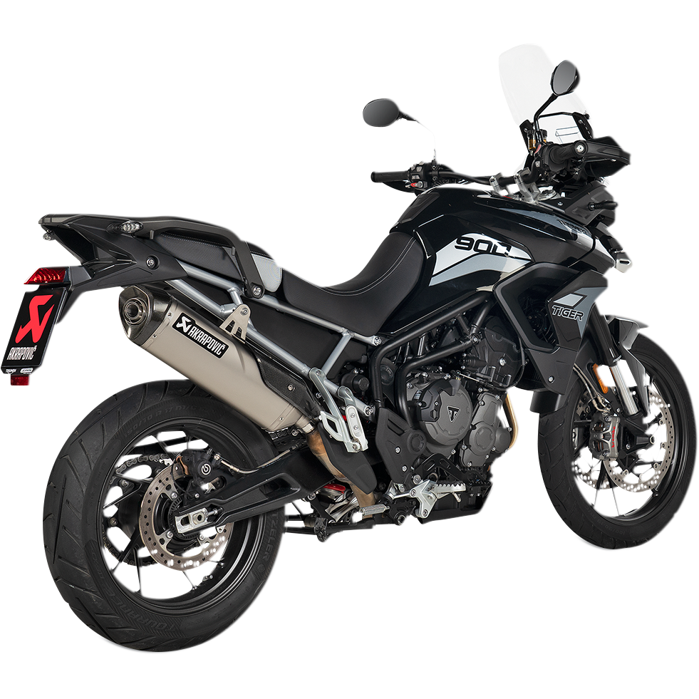 Akrapovic Slip-On Exhaust - 2020-2023 Triumph Tiger 850 / 900 / GT / Rally