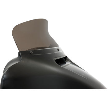 Memphis Shades - 2014-2022 Harley Davidson - 6-1/2" Batwing Spoiler Windshield - Smoke