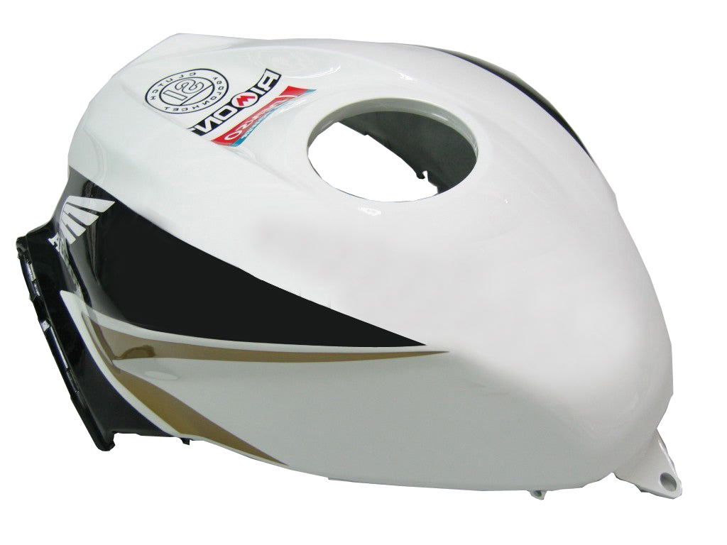 Amotopart 2007-2008 CBR600RR Honda Fairing White&Black Kit