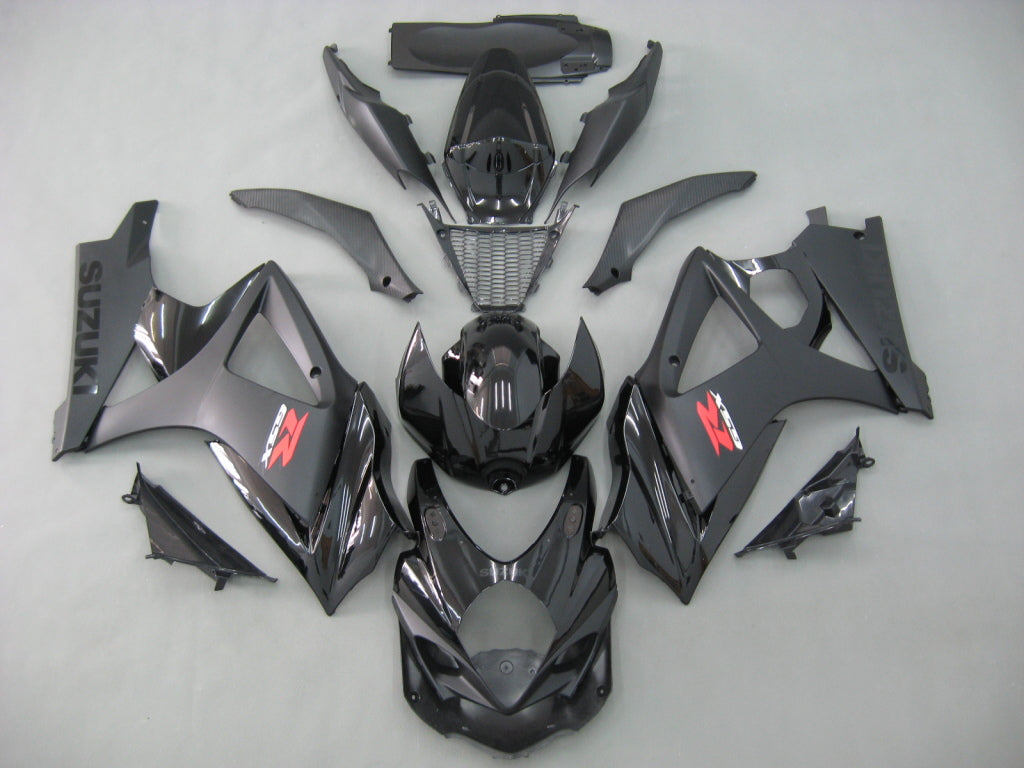 Amotopart 2007-2008 Suzuki GSXR1000 Fairing M-Black Kit