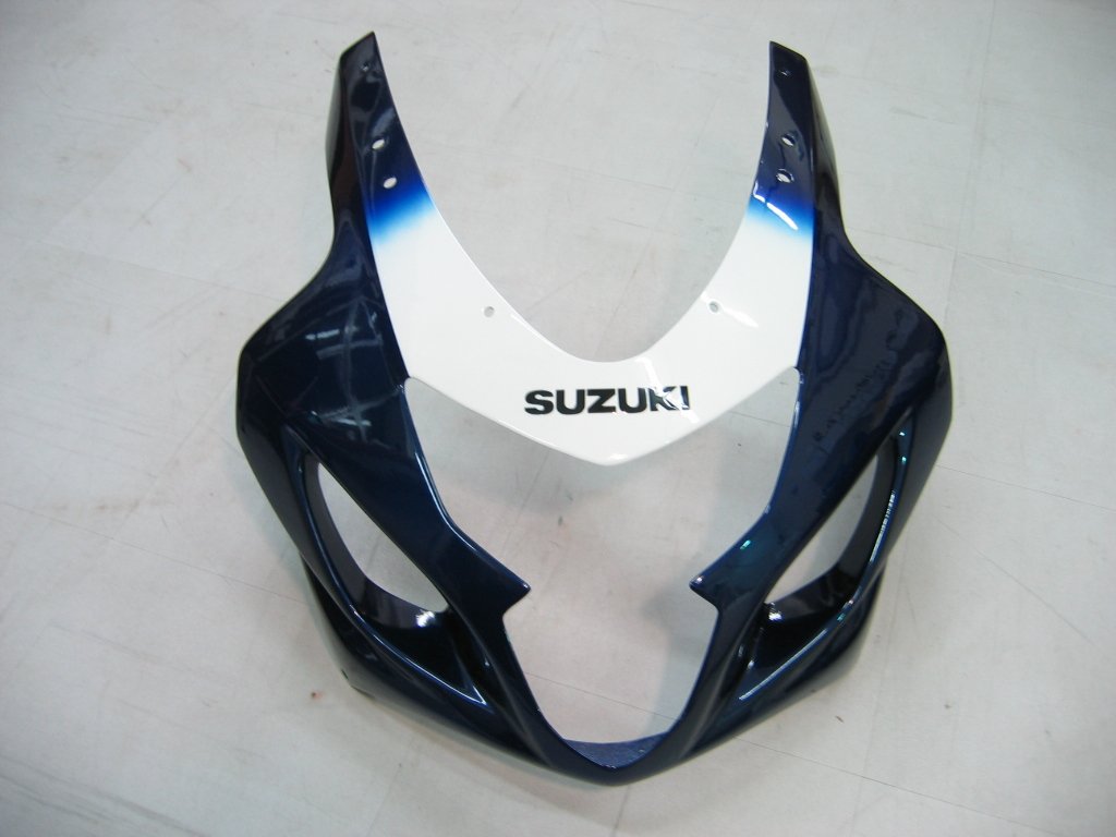 2004-2005 GSXR600/750 Suzuki Fairing Blue&White Kit