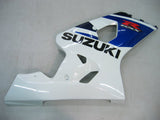 2004-2005 GSXR600/750 Suzuki Fairing Blue&White Kit