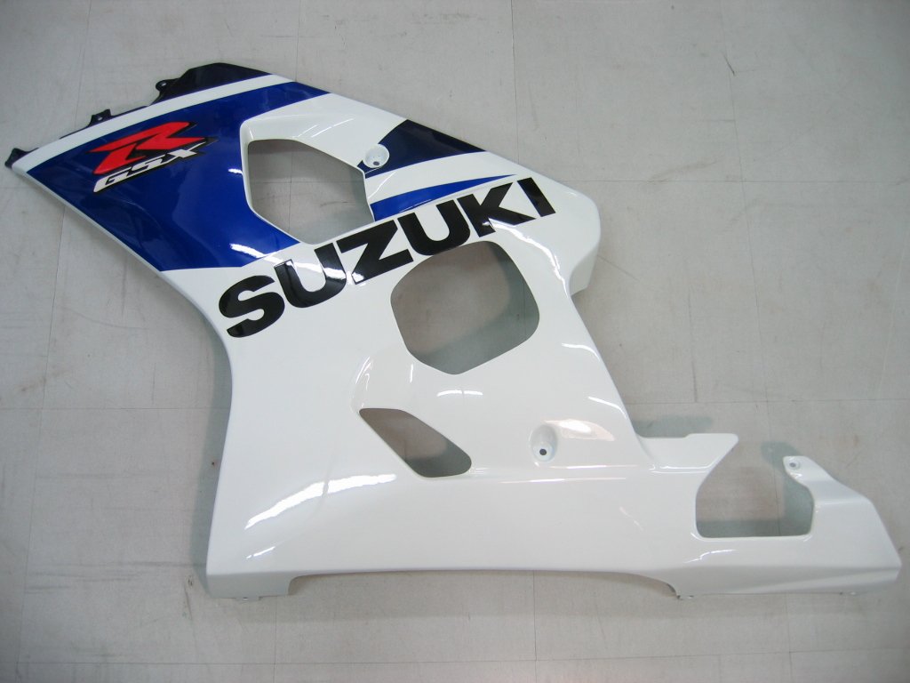 2004-2005 GSXR600/750 Suzuki Fairing Blue&White Kit