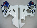 Amotopart 2004-2005 Suzuki GSXR 600 750 Fairing Blue&White Kit