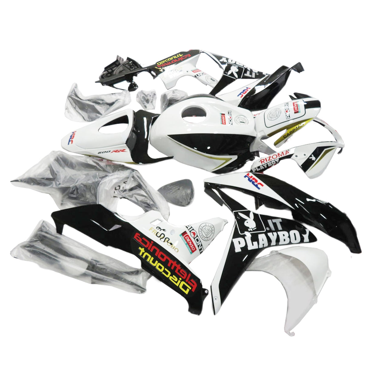 Amotopart 2007-2008 Honda CBR600RR Playboy Fairing Kit