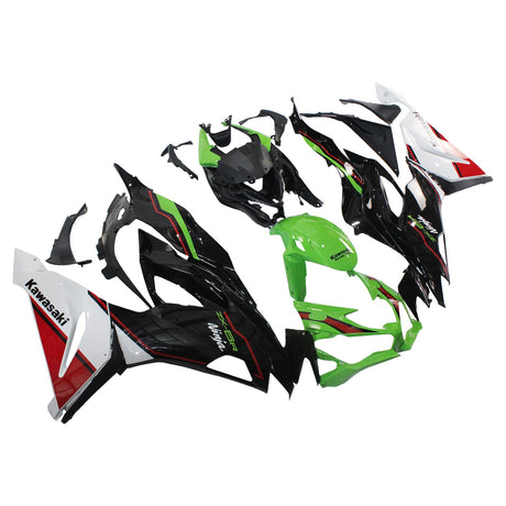 2019-2023 Kawasaki ZX6R  Green Black Fairing Kit