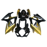 2007-2008 Suzuki GSXR 1000 Gold&Black Fairing Kit