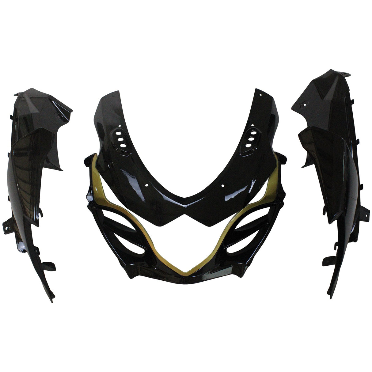 Amotopart 2009-2016 Suzuki GSXR1000 Fairing Black&Gold Kit