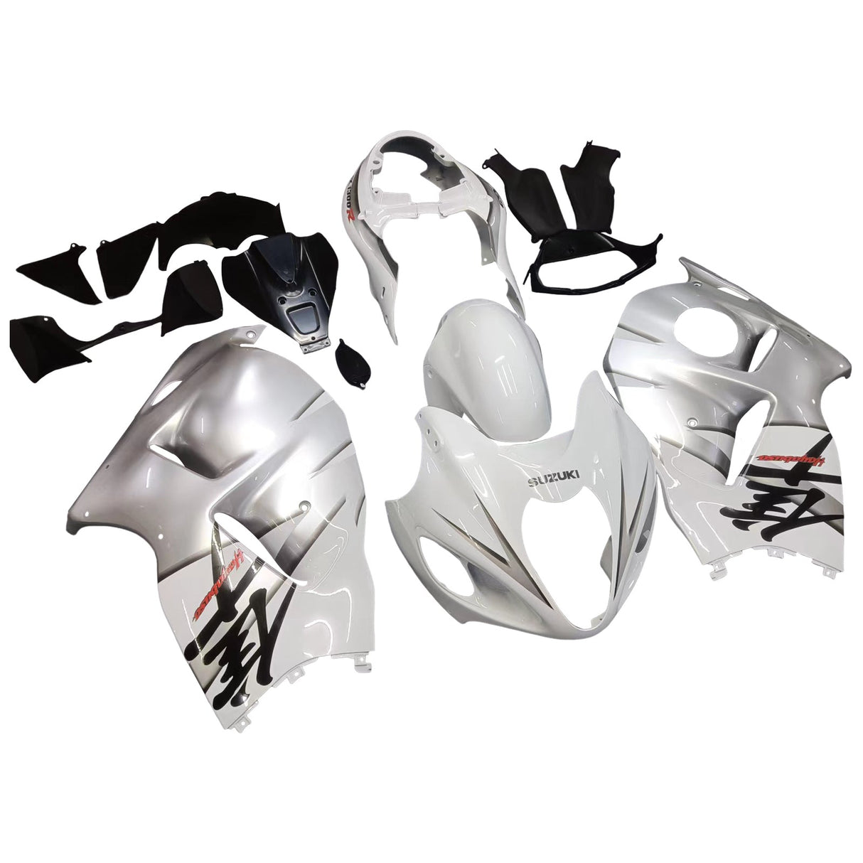 Amotopart Suzuki Hayabusa GSXR1300 1999-2007 White Kit