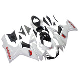 2011-2024 Suzuki GSXR 600/750 White With Red Logo Fairing Kit