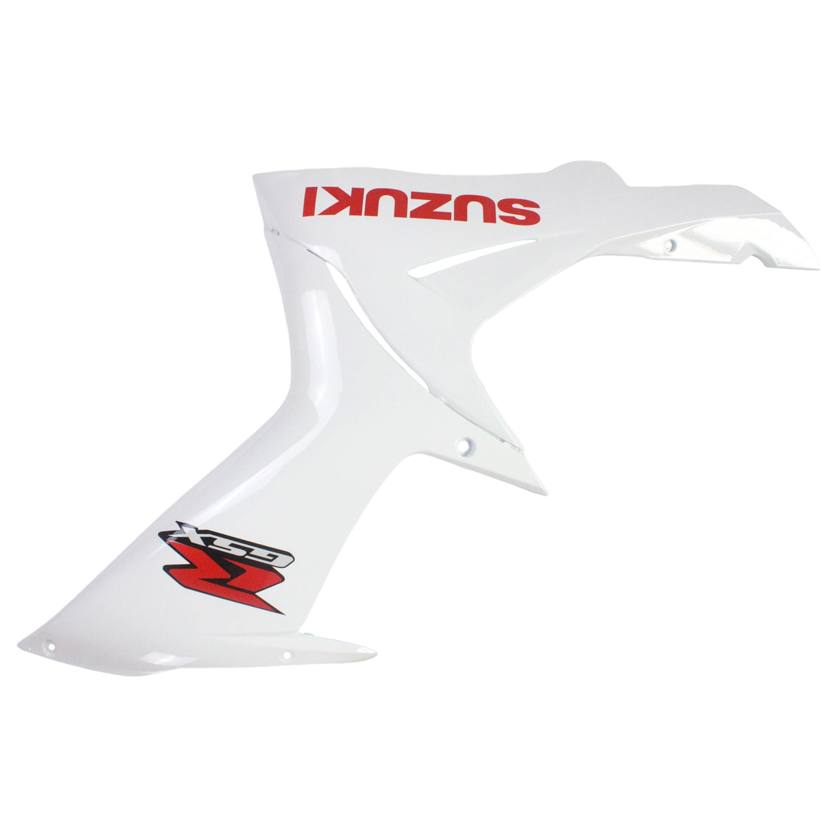 2011-2024 Suzuki GSXR 600/750 White With Red Logo Fairing Kit