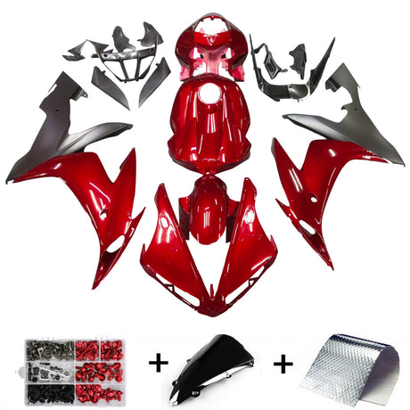 Amotopart 2004 - 2006 YAMAHA YZF R1 Fairing Gloss Red Kit