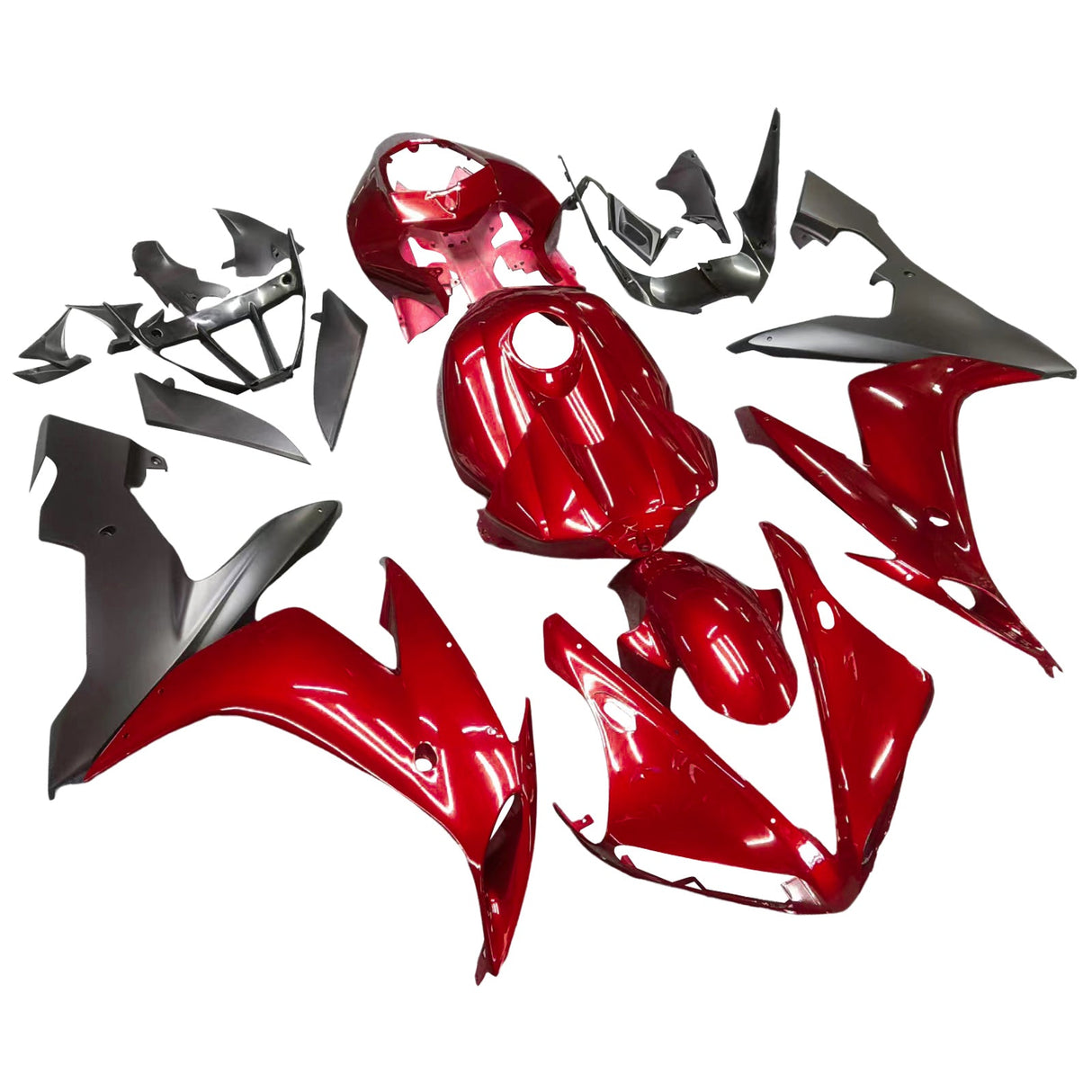 Amotopart 2004 - 2006 YAMAHA YZF R1 Fairing Gloss Red Kit