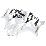 2004-2006 Yamaha YZF 1000 R1 White Golden Logos Fairing Kit