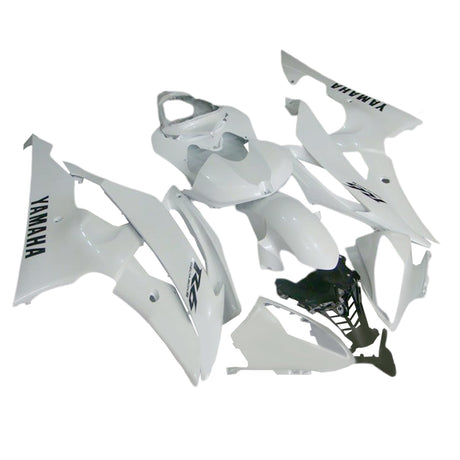 Amotopart 2008-2016 R6 Yamaha Fairing White Kit