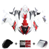 2008-2016 Yamaha YZF 600 R6 White Red Fairing Kit