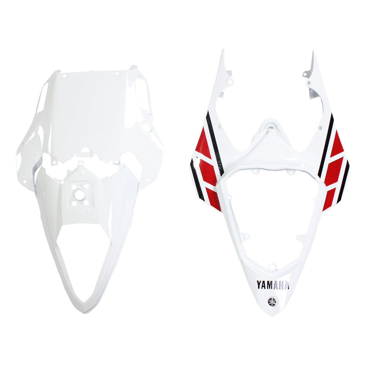 2008-2016 Yamaha YZF 600 R6 White Red Fairing Kit