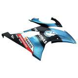 2008-2016 Yamaha YZF 600 R6 Blue and Black Petronas Fairing Kit