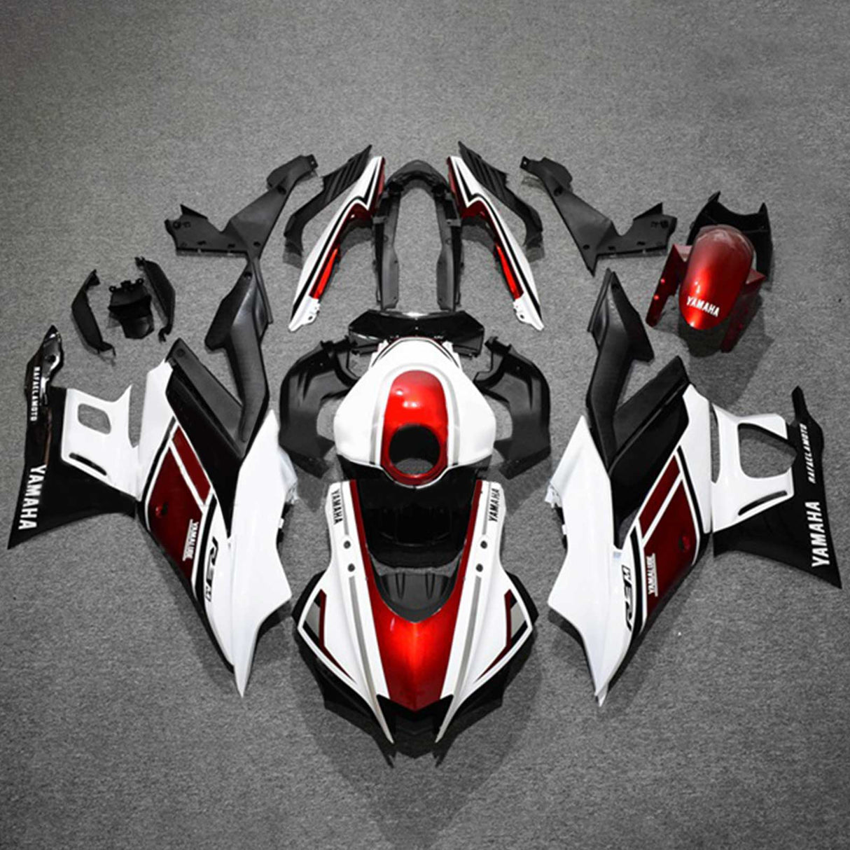 2022-2024 Yamaha YZF-R3 R25 Dark Red Fairing Kit