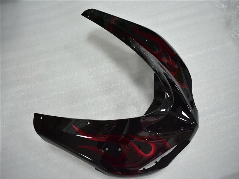 2006-2007 Kawasaki ZX10R Fairing Red Flame Kit