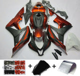 2007-2008 CBR600RR Honda Fairing Orange&Black Kit