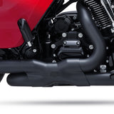 Vance & Hines 2009-2016-Harley Davidson Dresser Power Duals PCX Header Black Exhaust