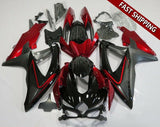 2008-2010 Suzuki GSXR600/750 Fairing Matte Red Kit