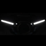 HogWorkz - Unpainted Outer Fairing w/ Integrated LEDs for Harley Touring 2014-2024