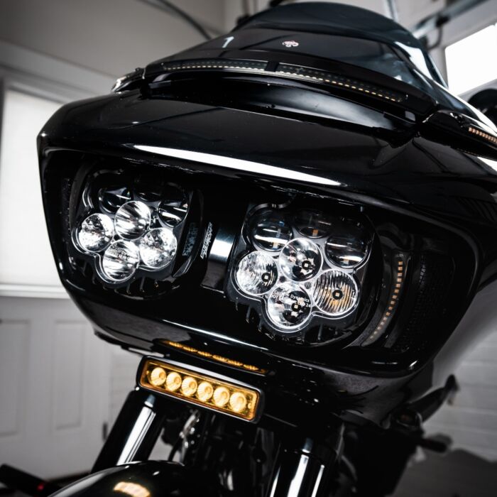 Custom Dynamics - 2015-2024 Harley Davidson Road Glide - Shark Demon Headlight