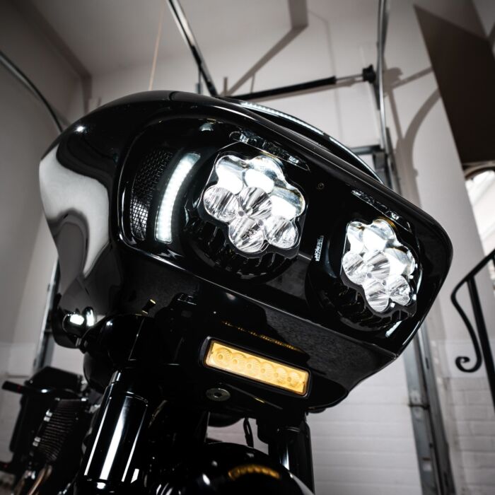 Custom Dynamics - 2015-2024 Harley Davidson Road Glide - Shark Demon Headlight