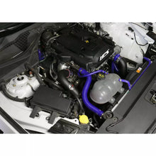 Load image into Gallery viewer, 2015-2022 Ford Mustang Ecoboost | HPS Black Intercooler Hot Charge Pipe and Cold Side with Blue Hoses