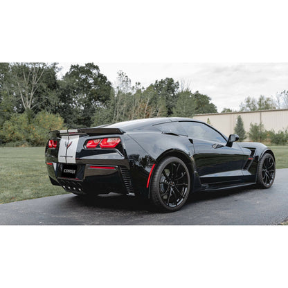 2015-2019 C7 Chevrolet Corvette | Grand Sport Z06 ZR1 | CORSA Performance 2.75" Axleback Exhaust Dual Rear Exit | Quad 4.5" Polished Pro-Series Tips