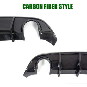 2015-2022 Dodge Charger | SRT Style Rear Diffuser | Carbon Fiber Look
