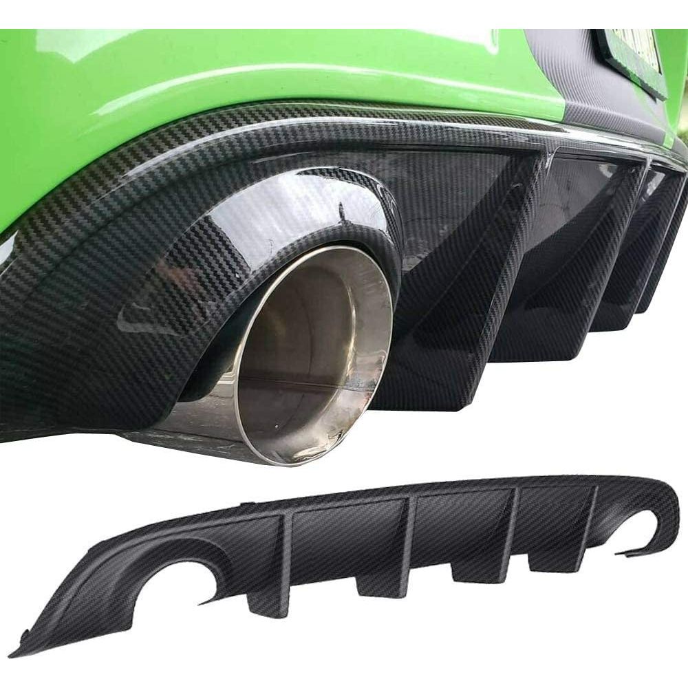 2015-2022 Dodge Charger | SRT Style Rear Diffuser | Carbon Fiber Look